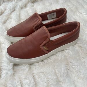 Keds Double Decker Leather Slip-Ons